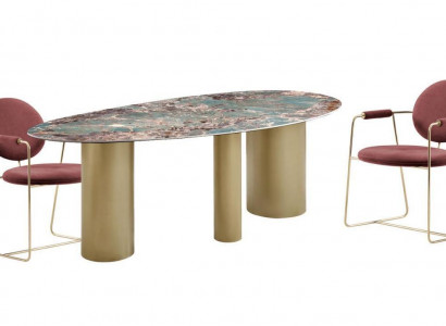 Esszimmer Set Esstisch 4x Stühle Elegantes Garnitur Modern Luxus Neu 5tlg.